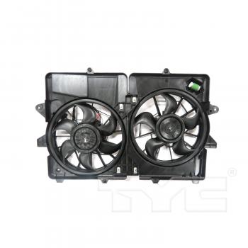 TYC 623240 Dual Radiator and Condenser Fan Assembly product image 1 of 4