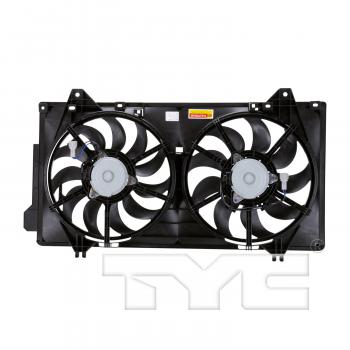 TYC 623260 Dual Radiator and Condenser Fan Assembly product image 2 of 6