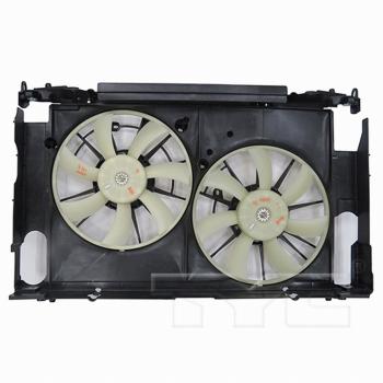 TYC 623290 Dual Radiator and Condenser Fan Assembly product image 1 of 6