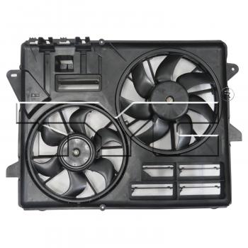 TYC 623350 Dual Radiator and Condenser Fan Assembly product image 1 of 3
