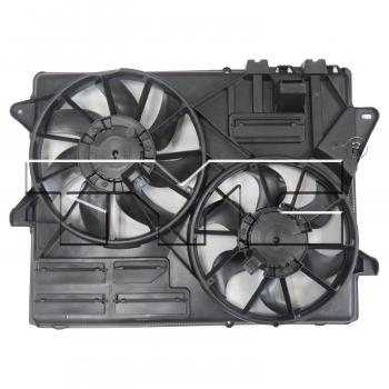 TYC 623350 Dual Radiator and Condenser Fan Assembly product image 2 of 3