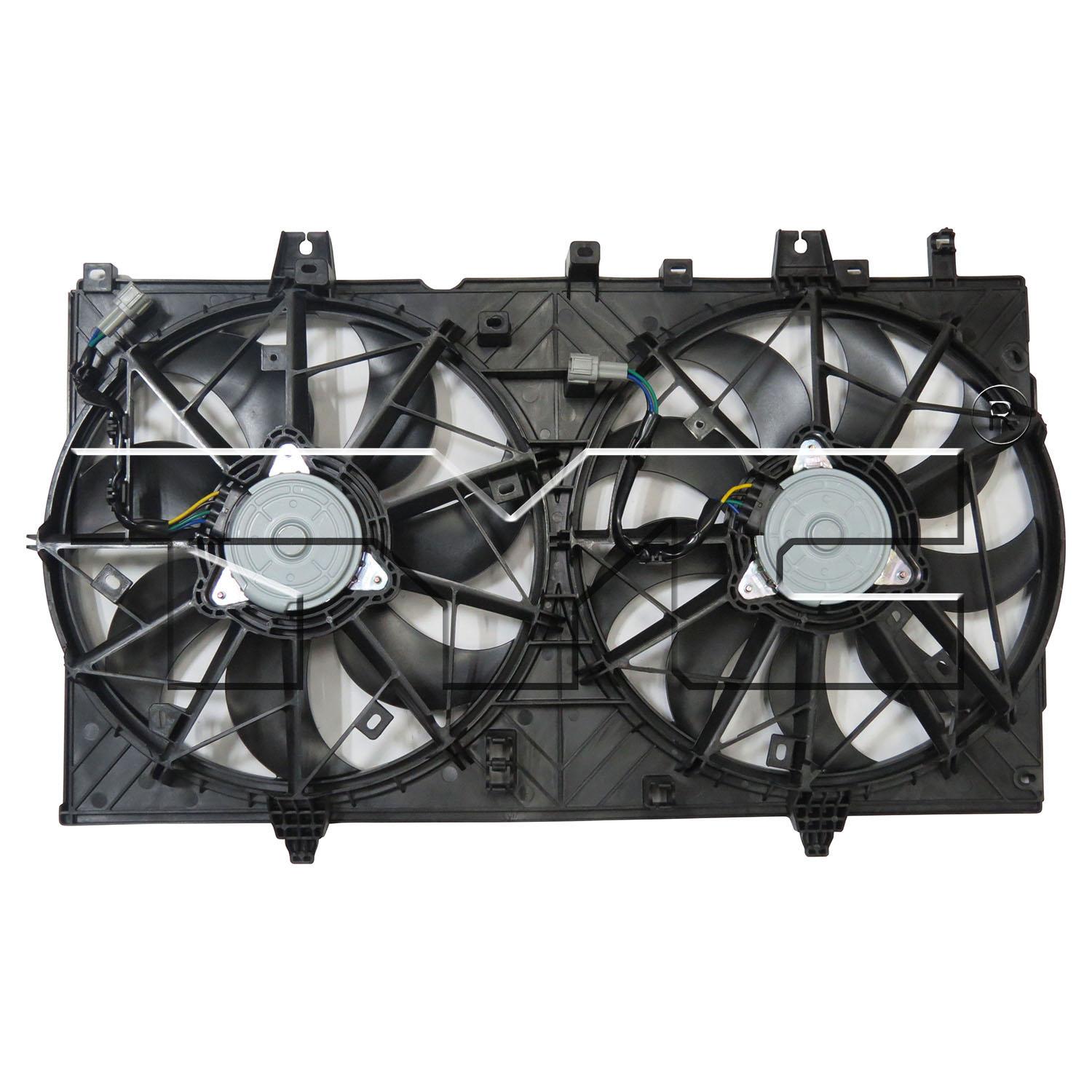 TYC 623400 Dual Radiator and Condenser Fan Assembly product image 2 of 2