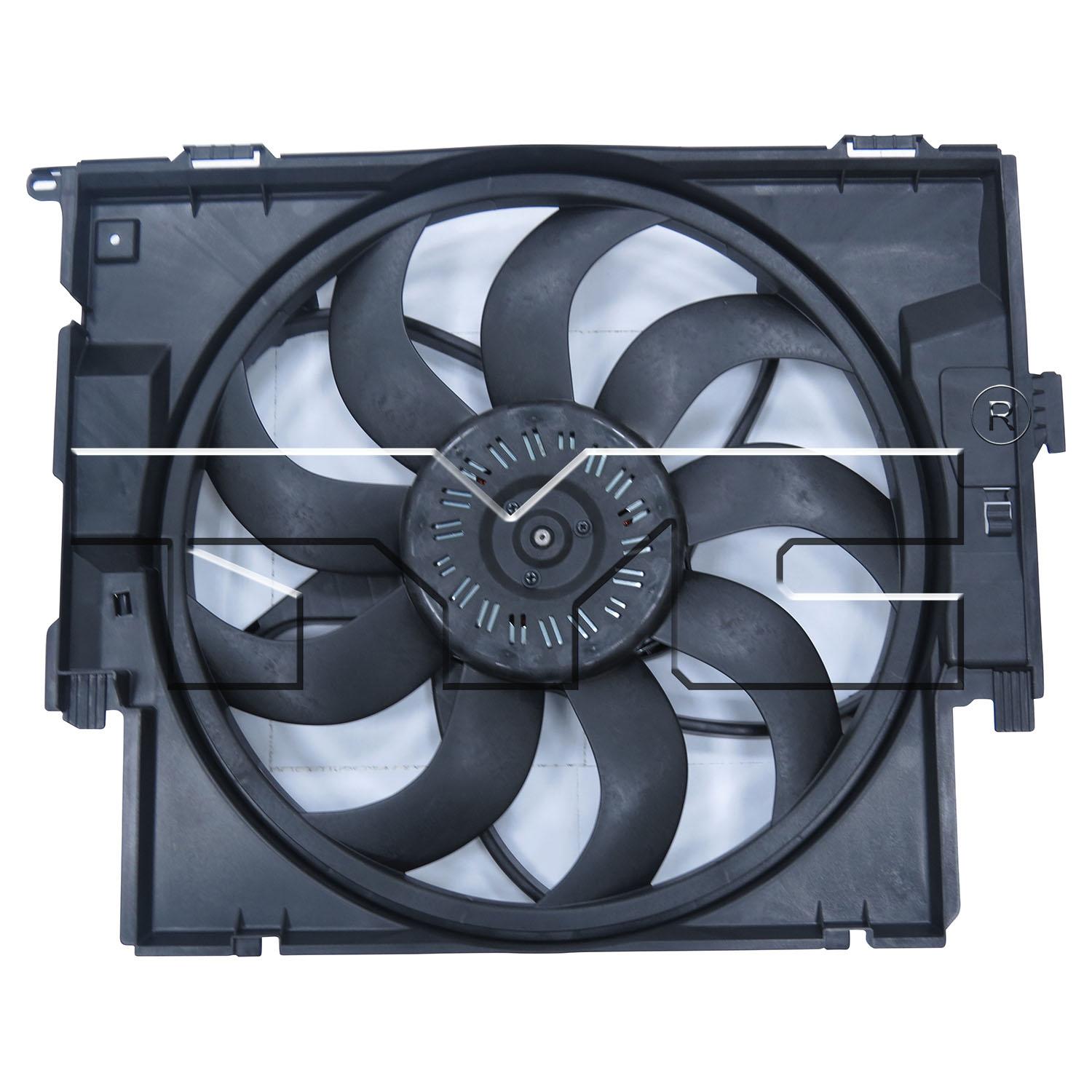TYC 623420 Dual Radiator and Condenser Fan Assembly product image 1 of 3
