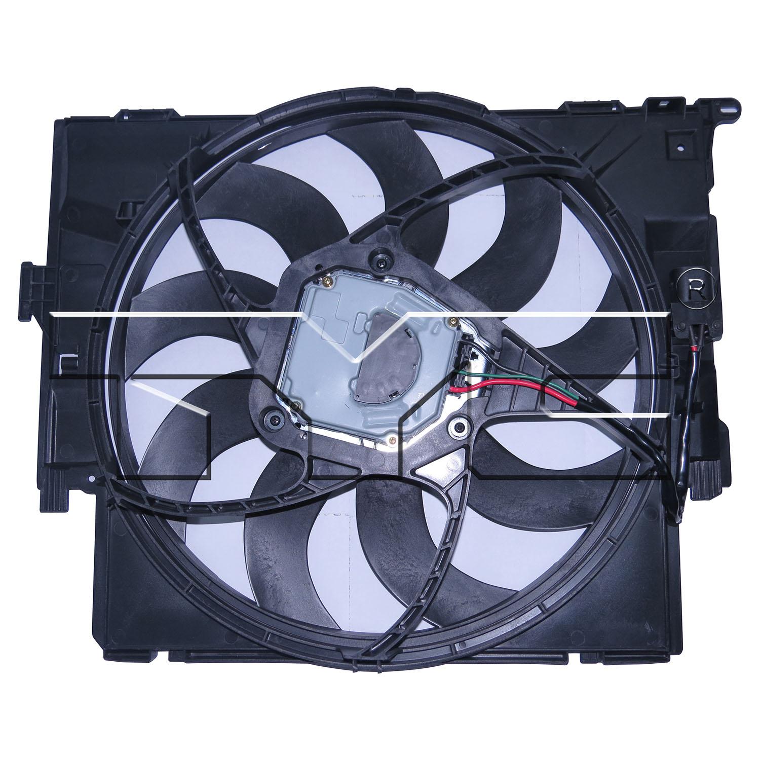 TYC 623420 Dual Radiator and Condenser Fan Assembly product image 2 of 3