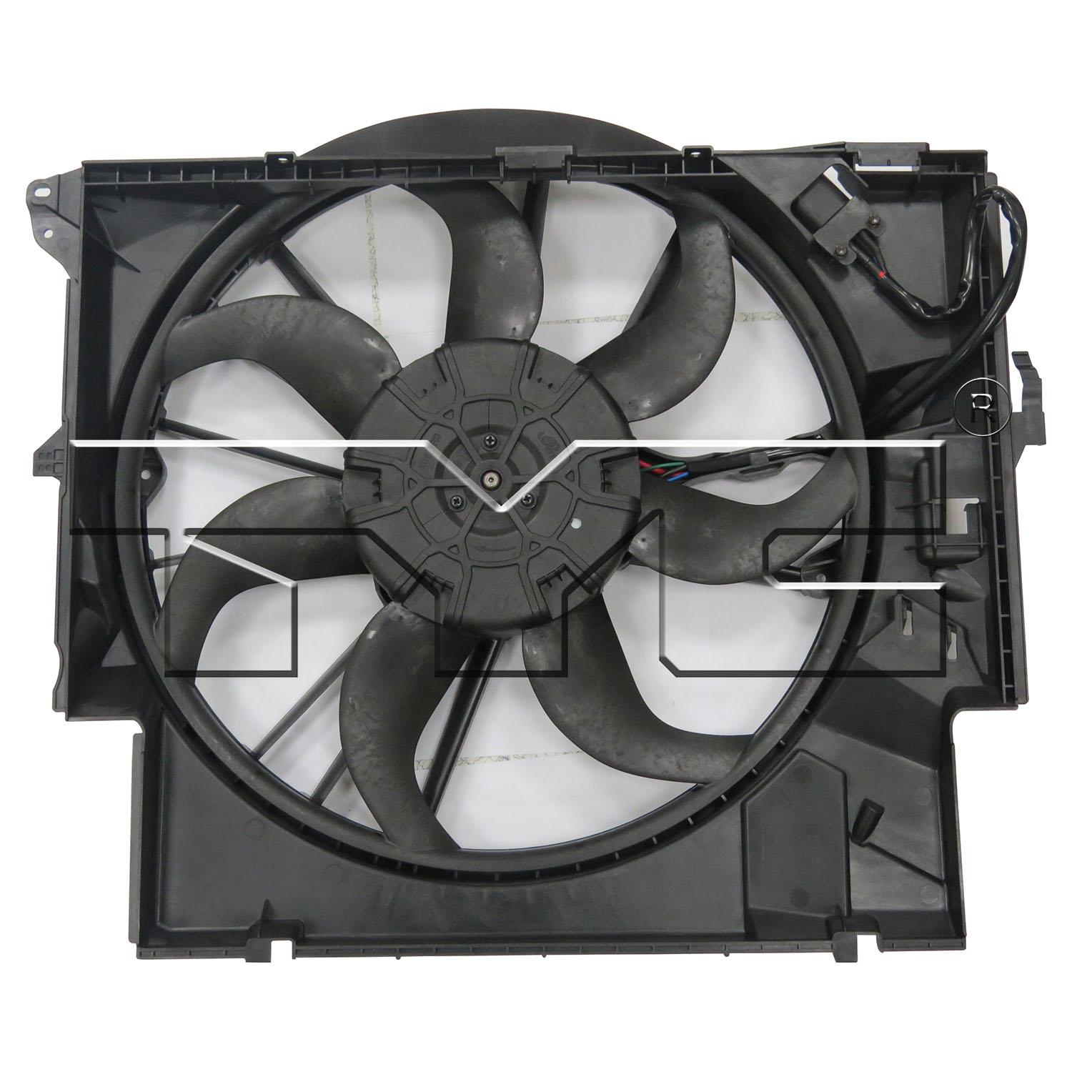 TYC 623430 Dual Radiator and Condenser Fan Assembly product image 1 of 3