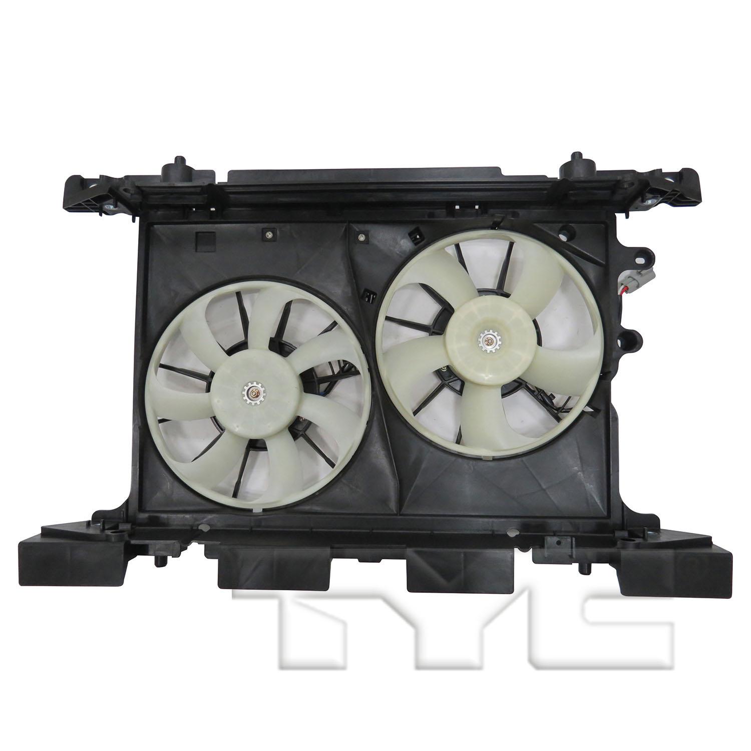 TYC 623440 Dual Radiator and Condenser Fan Assembly product image 1 of 3
