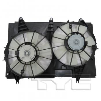 TYC 623460 Dual Radiator and Condenser Fan Assembly product image 2 of 3