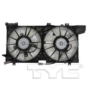 TYC 623470 Dual Radiator and Condenser Fan Assembly product image 2 of 3