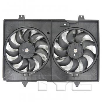 TYC 623490 Dual Radiator and Condenser Fan Assembly product image 1 of 3