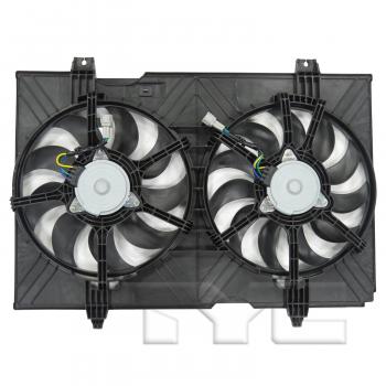 TYC 623490 Dual Radiator and Condenser Fan Assembly product image 2 of 3