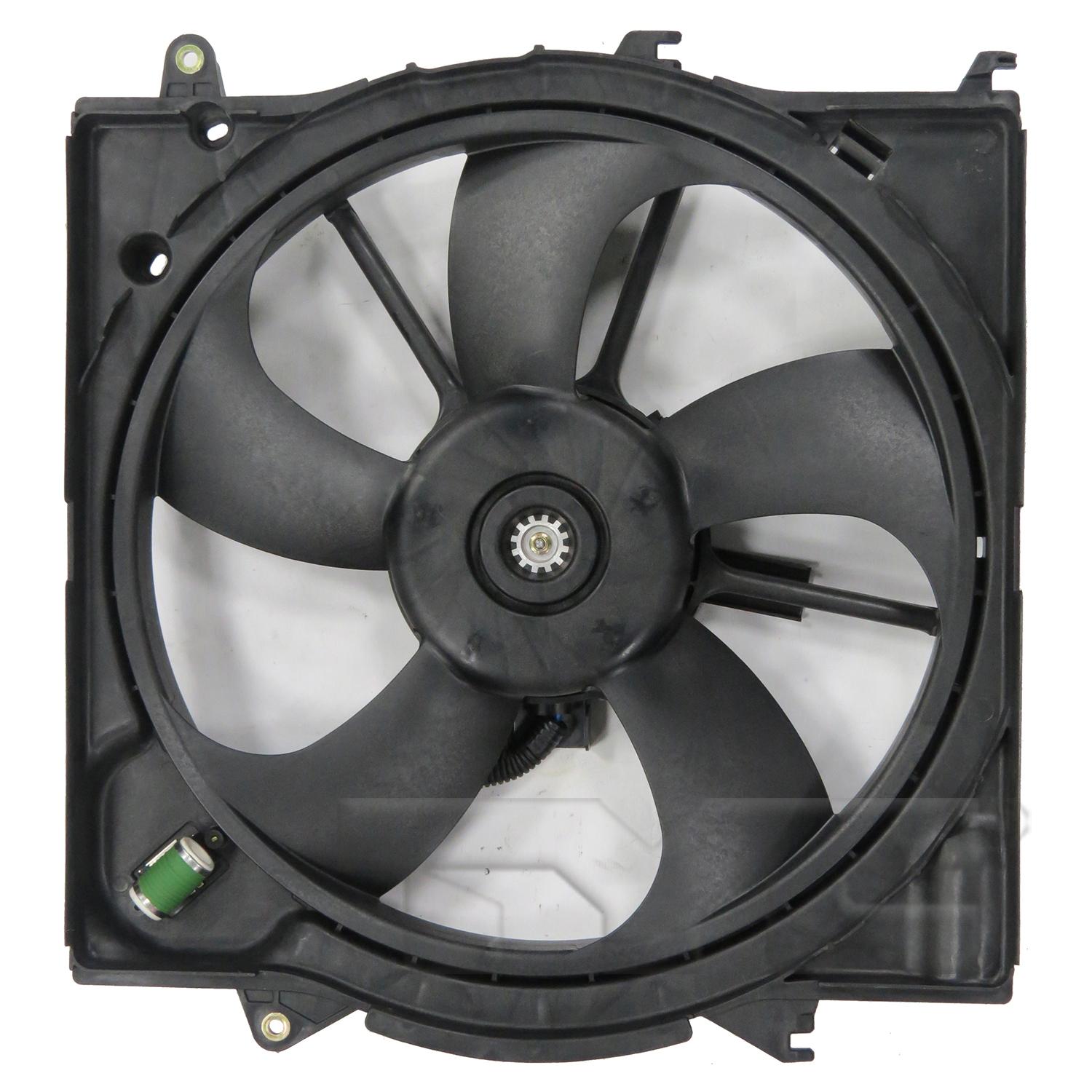 TYC 623520 Dual Radiator and Condenser Fan Assembly product image 1 of 6