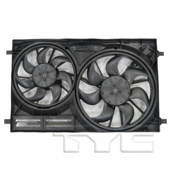 TYC 623540 Dual Radiator and Condenser Fan Assembly product image 1 of 3