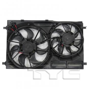 TYC 623540 Dual Radiator and Condenser Fan Assembly product image 2 of 3