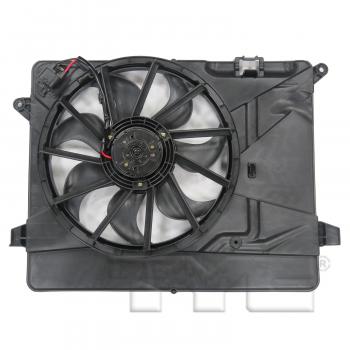 TYC 623550 Dual Radiator and Condenser Fan Assembly product image 2 of 3