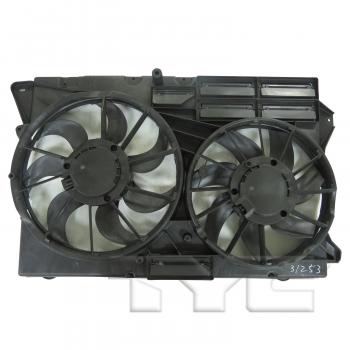 TYC 623570 Dual Radiator and Condenser Fan Assembly product image 2 of 3