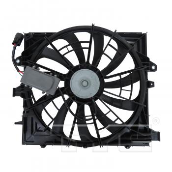 TYC 623680 Dual Radiator and Condenser Fan Assembly product image 2 of 3
