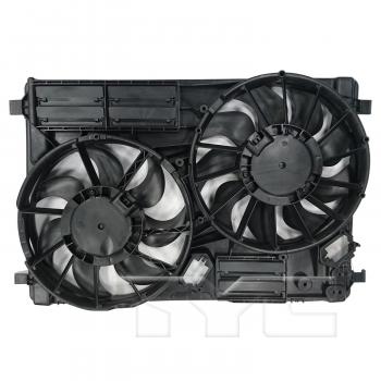 TYC 623800 Dual Radiator and Condenser Fan Assembly product image 2 of 3