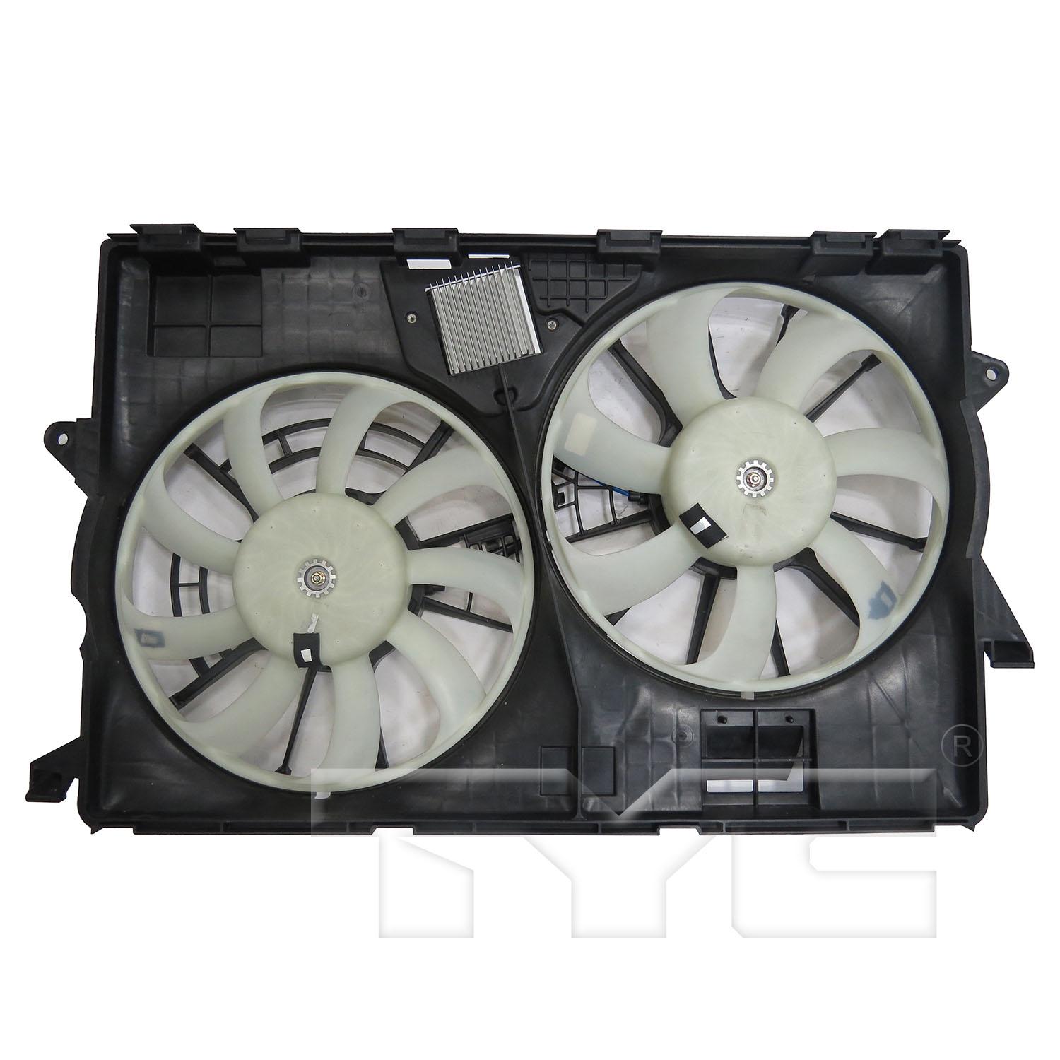 TYC 623890 Dual Radiator and Condenser Fan Assembly product image 1 of 3