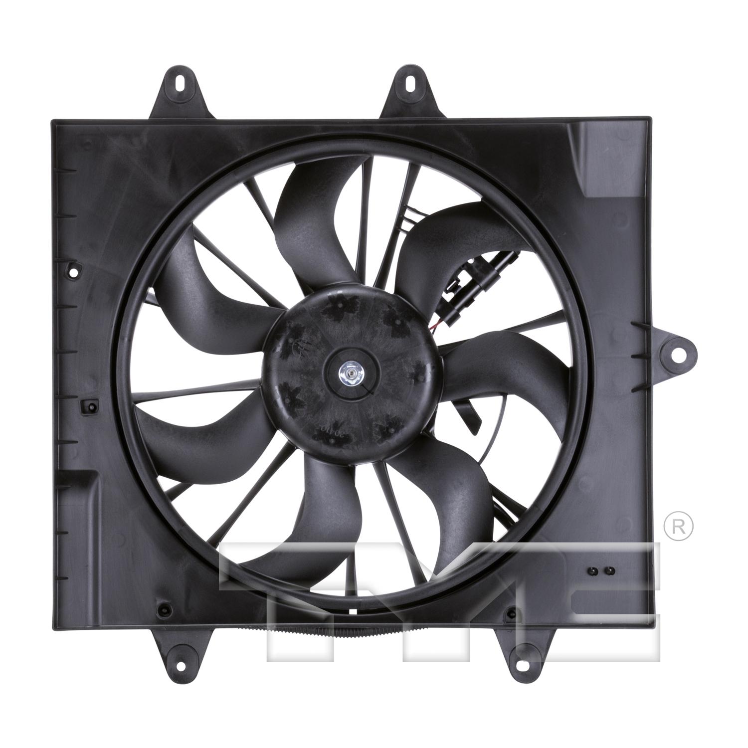 TYC 623910 - Dual Radiator and Condenser Fan Assembly TYC 623910 Dual Radiator and Condenser Fan Assembly product image 1 of 3