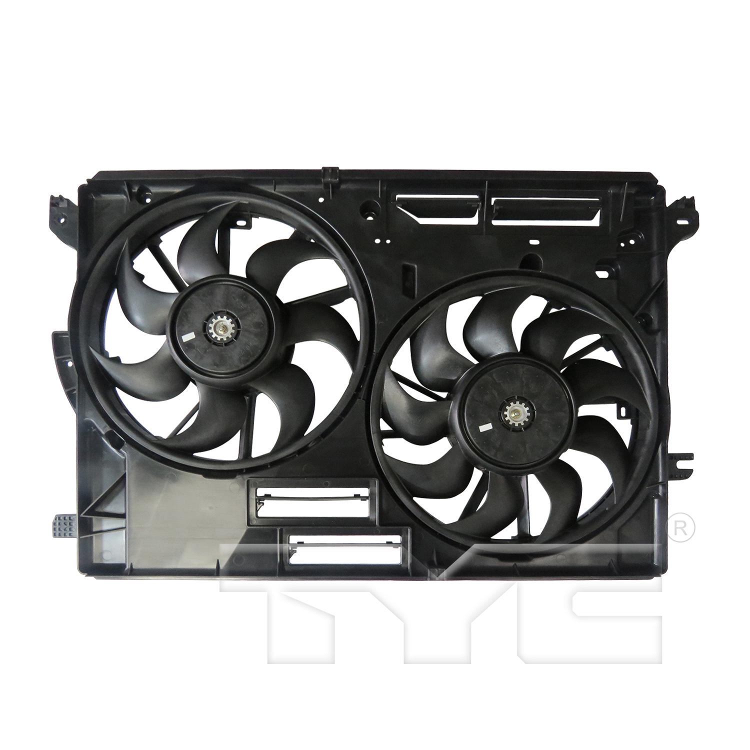 TYC 623930 Dual Radiator and Condenser Fan Assembly product image 1 of 3