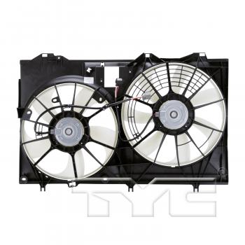 TYC 623940 Dual Radiator and Condenser Fan Assembly product image 2 of 4