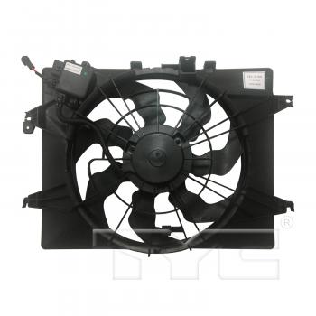 TYC 623950 Dual Radiator and Condenser Fan Assembly product image 2 of 4