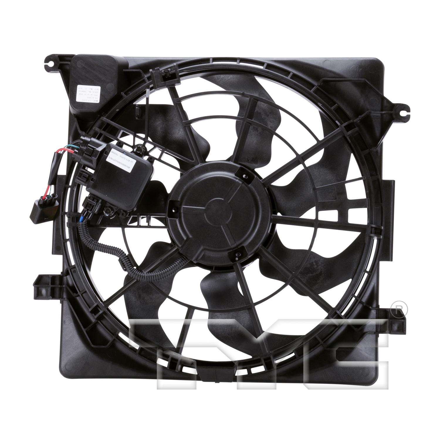 TYC 623970 - Dual Radiator and Condenser Fan Assembly TYC 623970 Dual Radiator and Condenser Fan Assembly product image 2 of 3