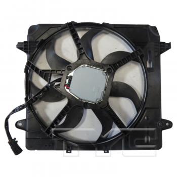TYC 624080 Dual Radiator and Condenser Fan Assembly product image 2 of 3