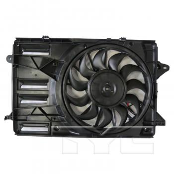 TYC 624090 Dual Radiator and Condenser Fan Assembly product image 1 of 3