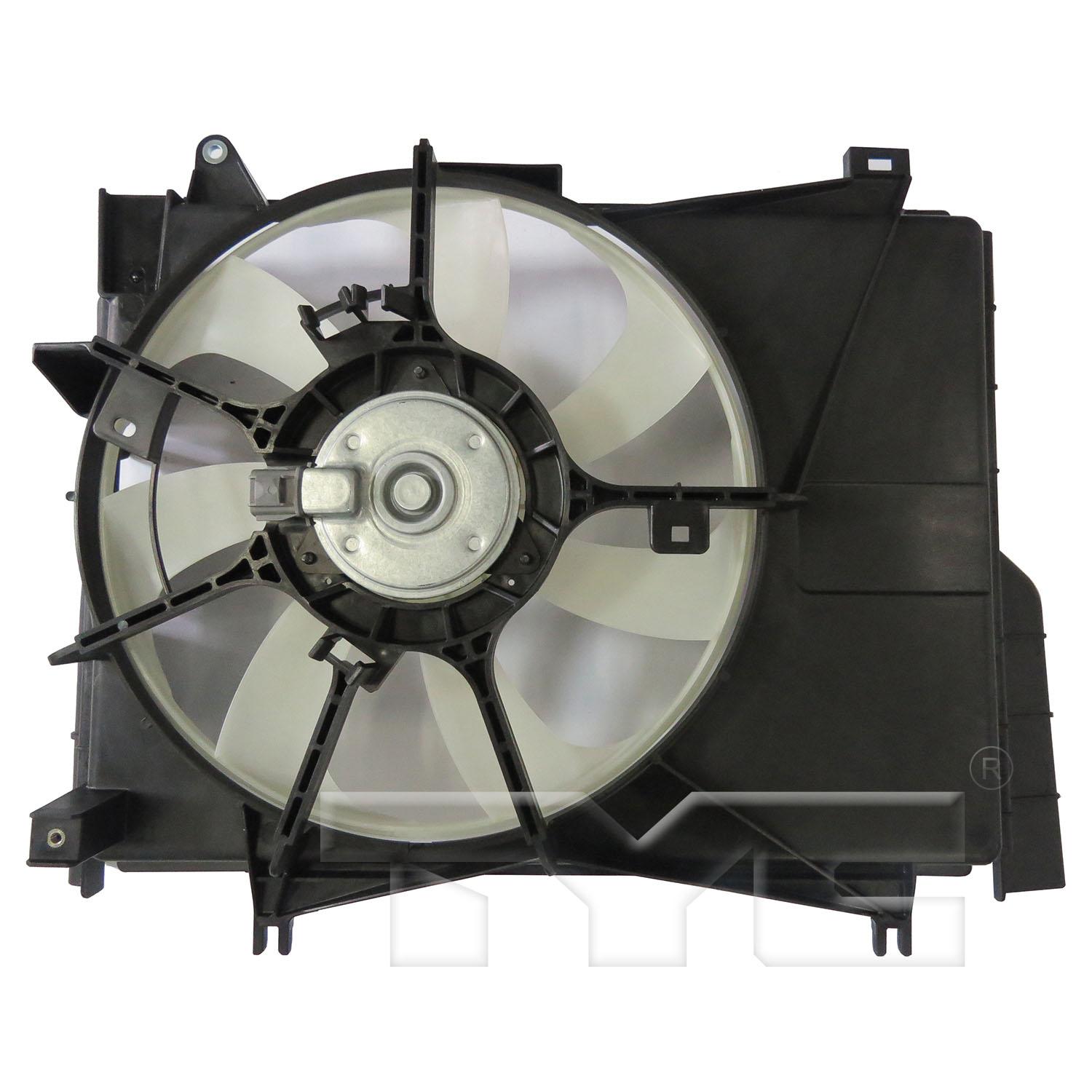 TYC 624100 Dual Radiator and Condenser Fan Assembly product image 1 of 3