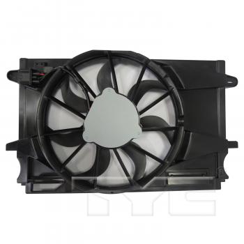 TYC 624140 Dual Radiator and Condenser Fan Assembly product image 2 of 3