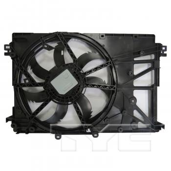 TYC 624200 Dual Radiator and Condenser Fan Assembly product image 2 of 3