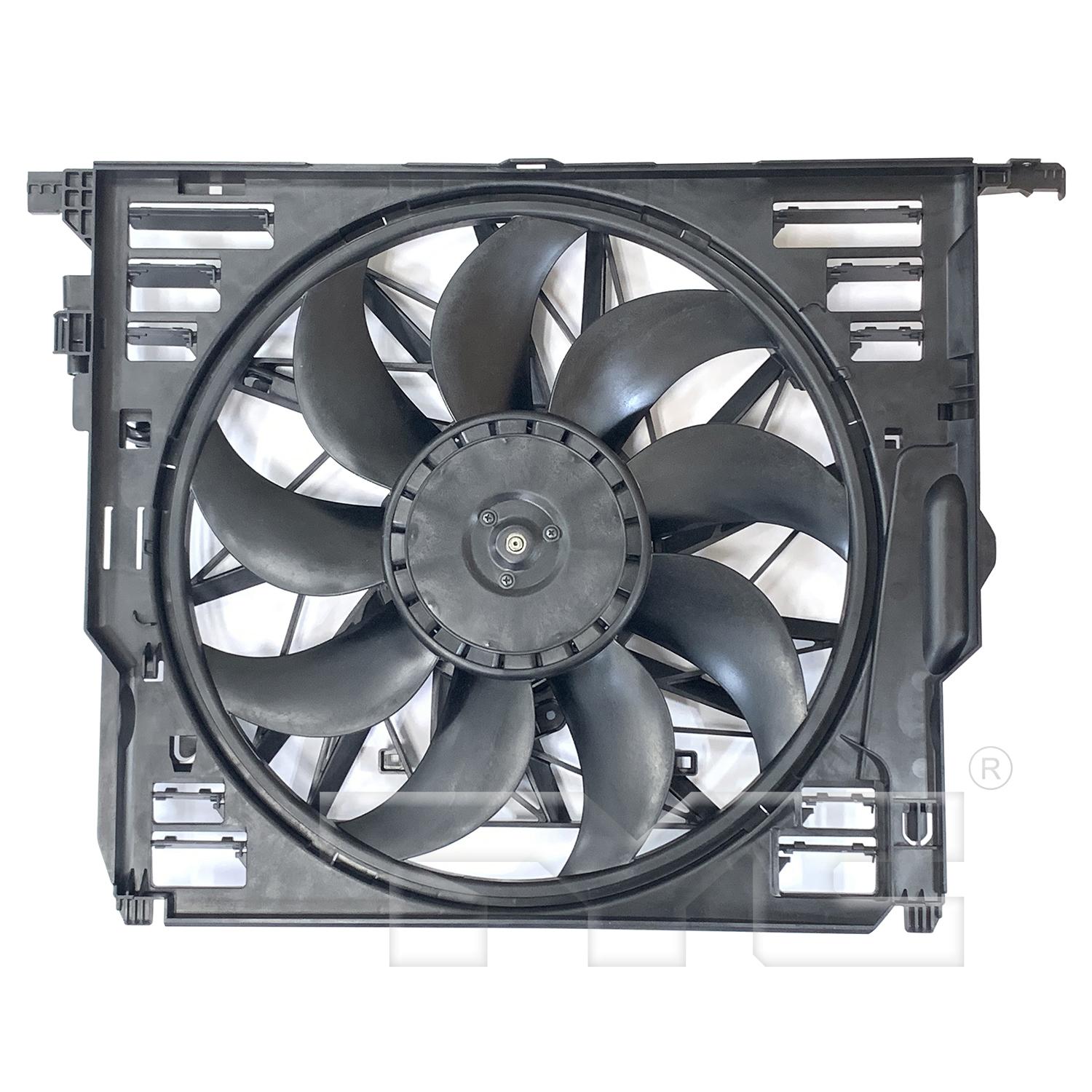 TYC 624260 Dual Radiator and Condenser Fan Assembly product image 1 of 3