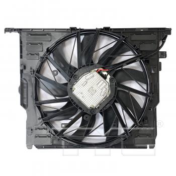 TYC 624270 Dual Radiator and Condenser Fan Assembly product image 2 of 3