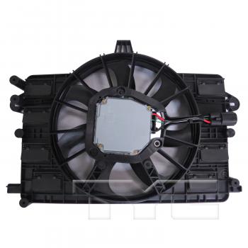TYC 624320 Dual Radiator and Condenser Fan Assembly product image 2 of 3