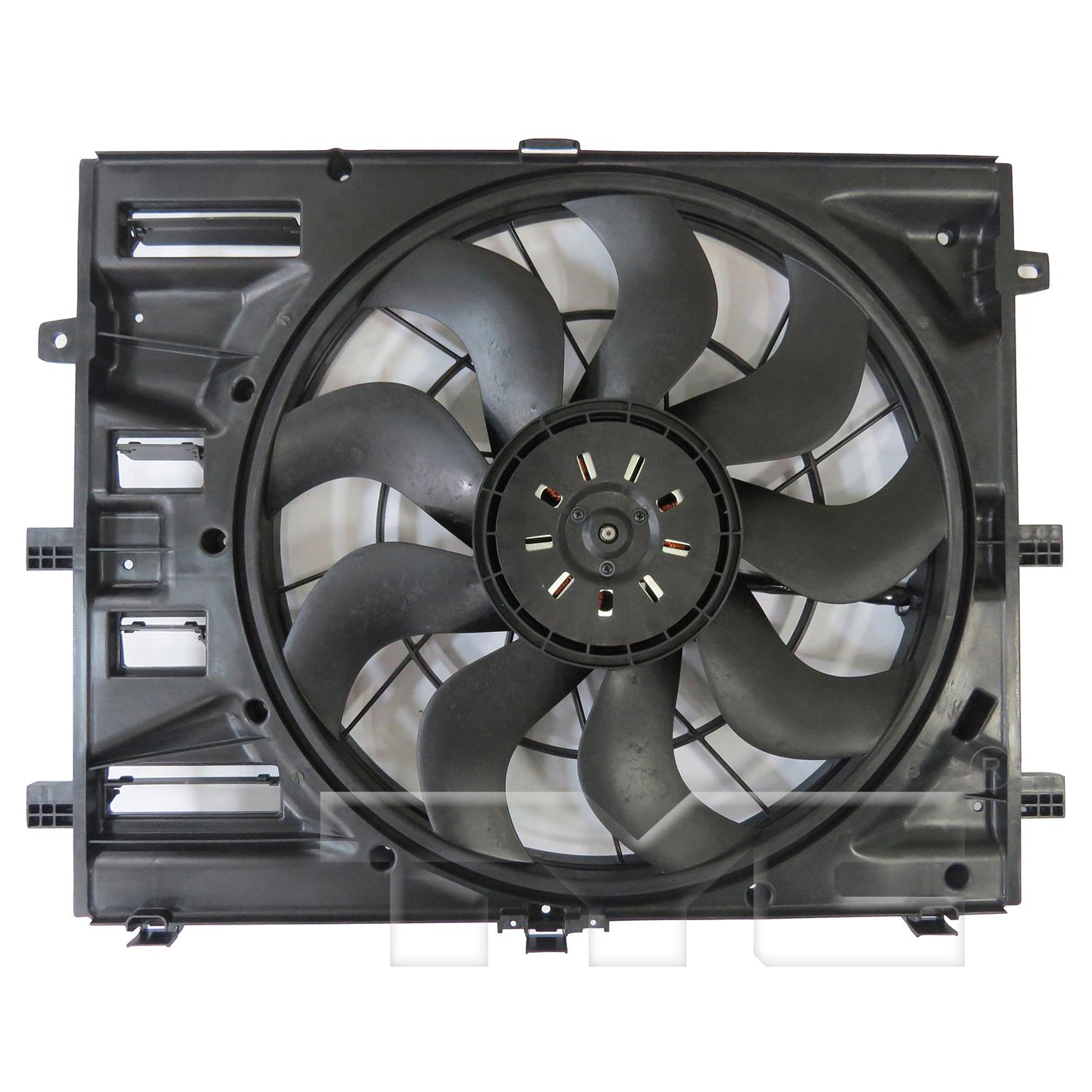 TYC 624430 Dual Radiator and Condenser Fan Assembly product image 1 of 3