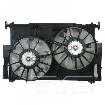 TYC 624490 Dual Radiator and Condenser Fan Assembly product image 2 of 3