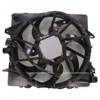 TYC 624510 Dual Radiator and Condenser Fan Assembly product image 2 of 3