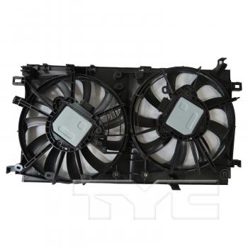 TYC 624530 Dual Radiator and Condenser Fan Assembly product image 2 of 3