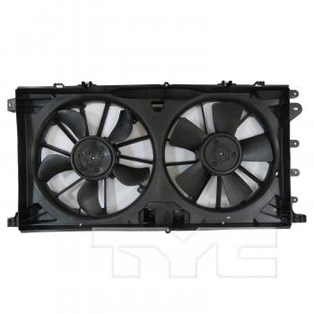 TYC 624570 Dual Radiator and Condenser Fan Assembly product image 4 of 6