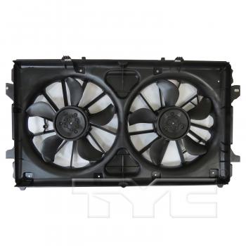 TYC 624580 Dual Radiator and Condenser Fan Assembly product image 2 of 3