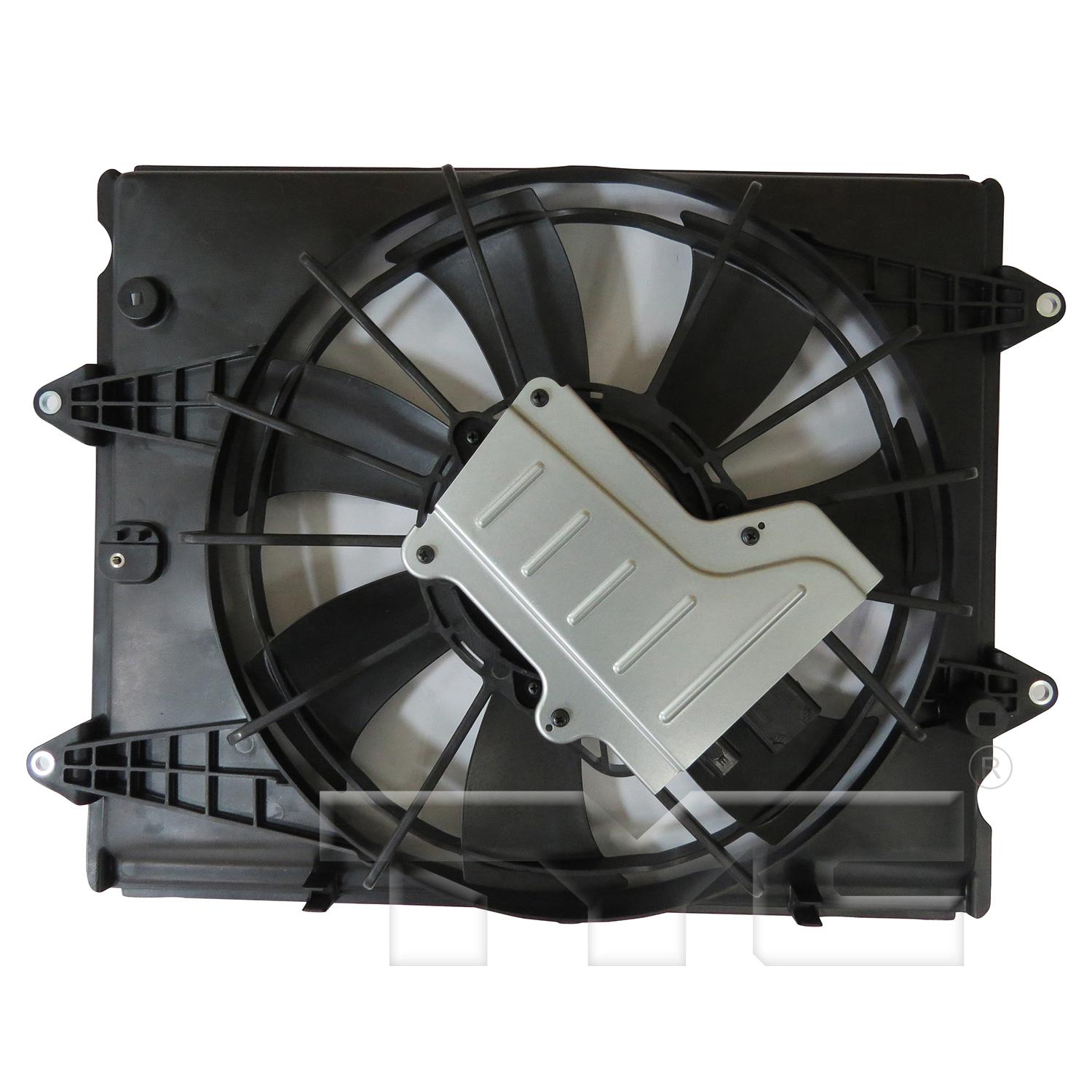 TYC 624600 Dual Radiator and Condenser Fan Assembly product image 2 of 6
