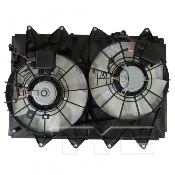 TYC 624670 Dual Radiator and Condenser Fan Assembly product image 2 of 6