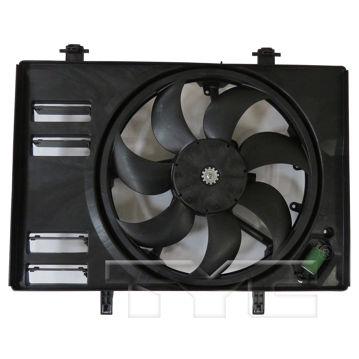 TYC 624690 Dual Radiator and Condenser Fan Assembly product image 5 of 8