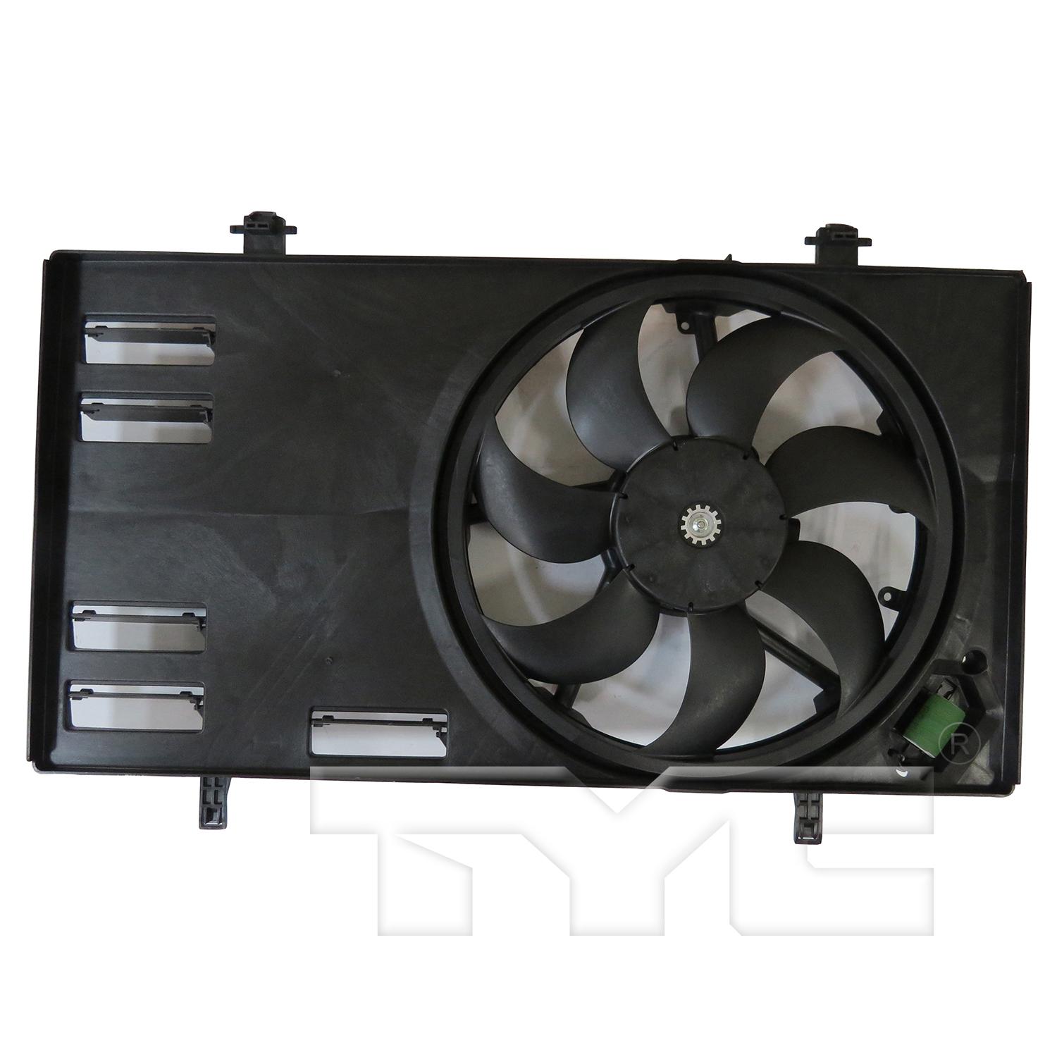 TYC 624720 Dual Radiator and Condenser Fan Assembly product image 4 of 6