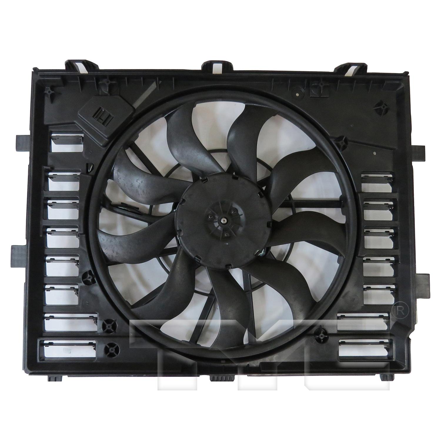TYC 624760 Dual Radiator and Condenser Fan Assembly product image 4 of 6