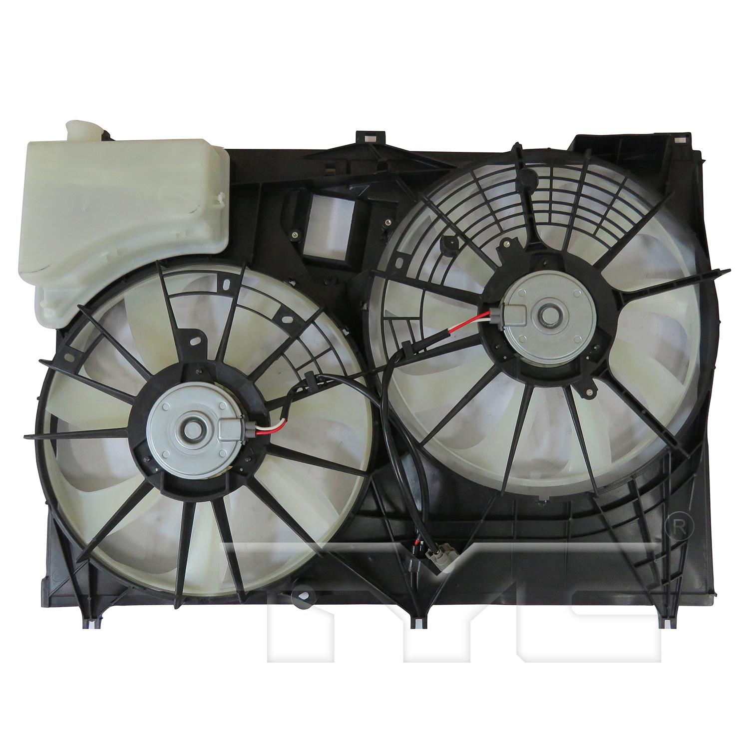 TYC 624800 Dual Radiator and Condenser Fan Assembly product image 4 of 6