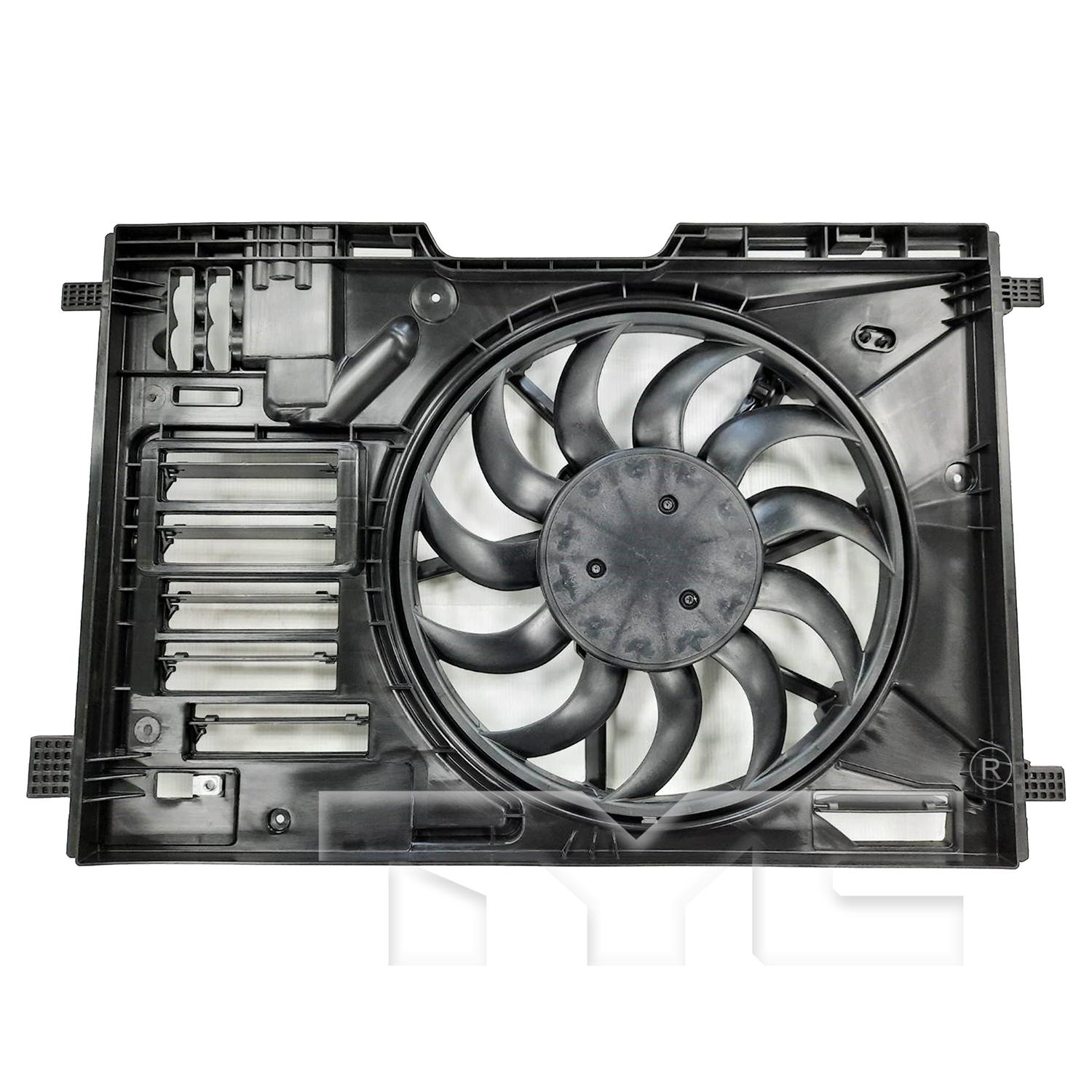 TYC 624810 - Dual Radiator and Condenser Fan Assembly TYC 624810 Dual Radiator and Condenser Fan Assembly product image 1 of 3