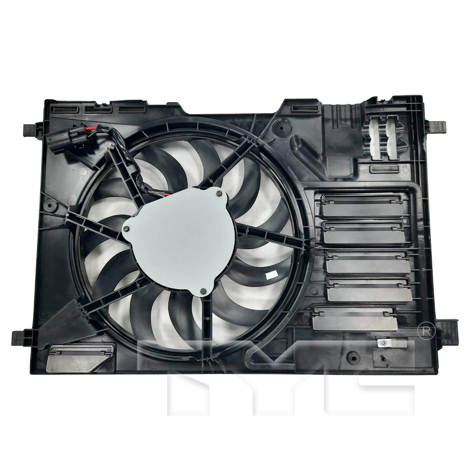 TYC 624810 - Dual Radiator and Condenser Fan Assembly TYC 624810 Dual Radiator and Condenser Fan Assembly product image 2 of 3