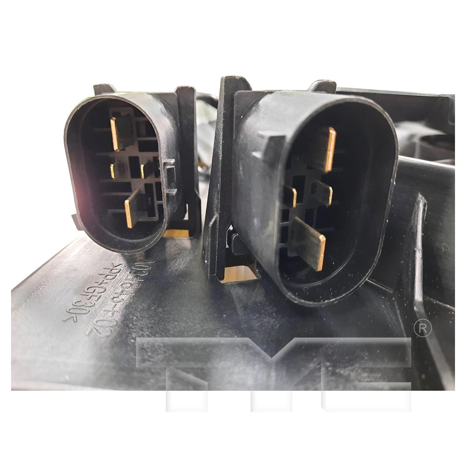 TYC 624820 Dual Radiator and Condenser Fan Assembly product image 3 of 3